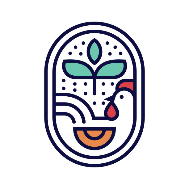 鸡叶标志图片下载