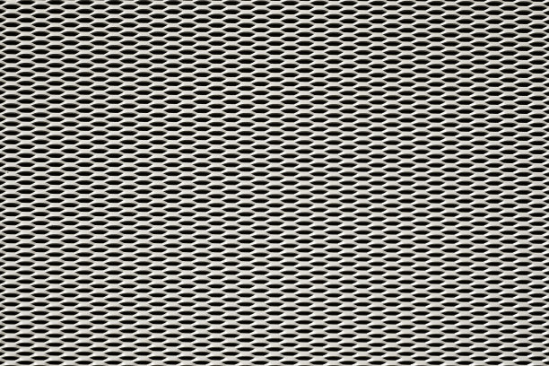 金属米色网格几何图案，背景。钢抽象金属现代背景图片下载