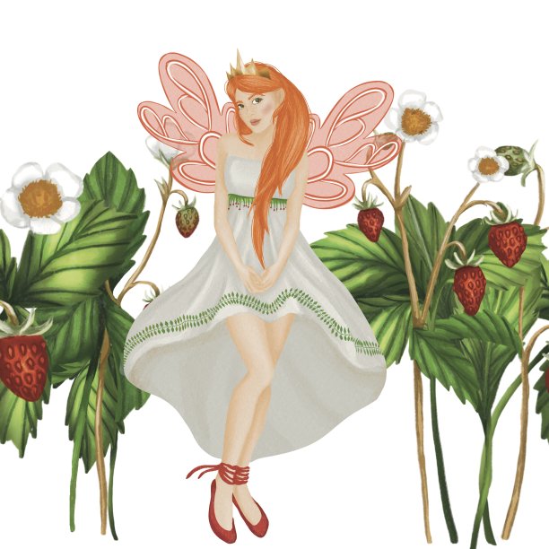 野草莓仙子图片下载