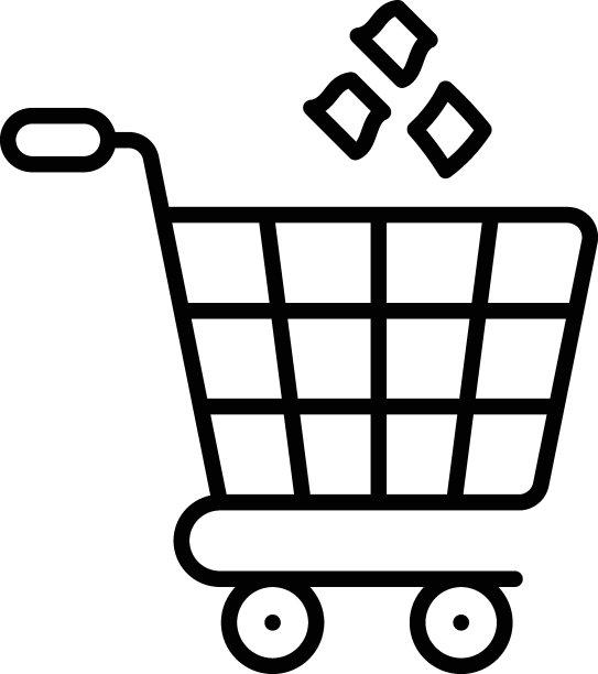 家政推车概念，推车携带和组织清洁用品矢量图标设计，家政标志，家庭清洁标志，专业清洁设备库存说明图片下载