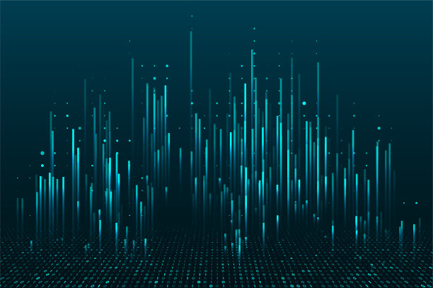 抽象大数据可视化。图片下载