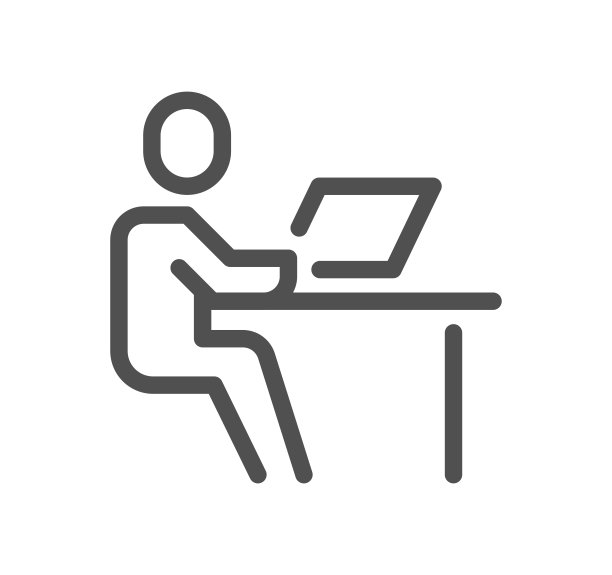 工作场所相关图标。图片下载