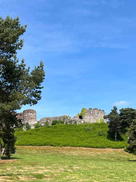 英国历史城堡遗址图片下载