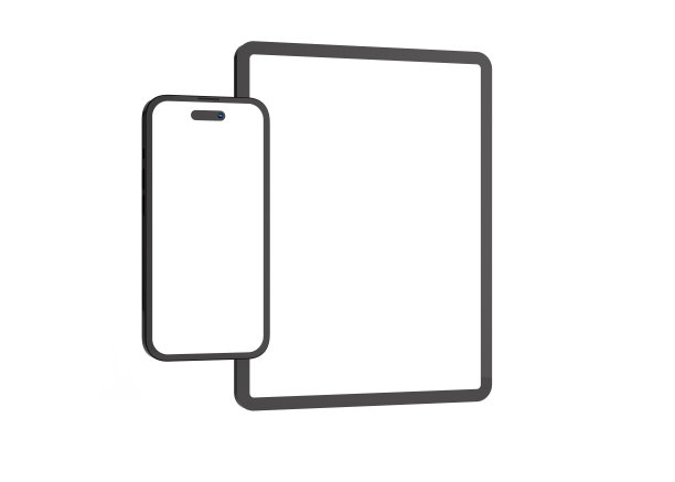 科技产品被隔离在白色上图片下载