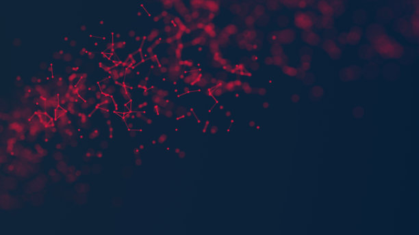 科技背景，点与线相连图片下载