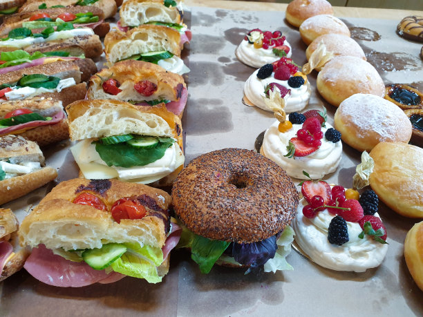 有很多新鲜的糕点图片下载