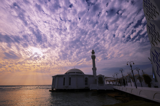Al Rahma水上清真寺-海上清真寺图片下载