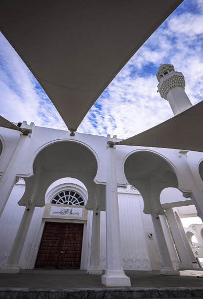 Al Rahma水上清真寺-海上清真寺图片下载