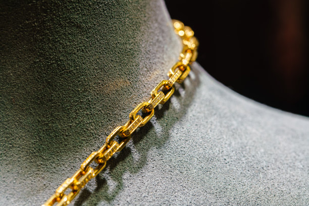 时尚金项链图片下载