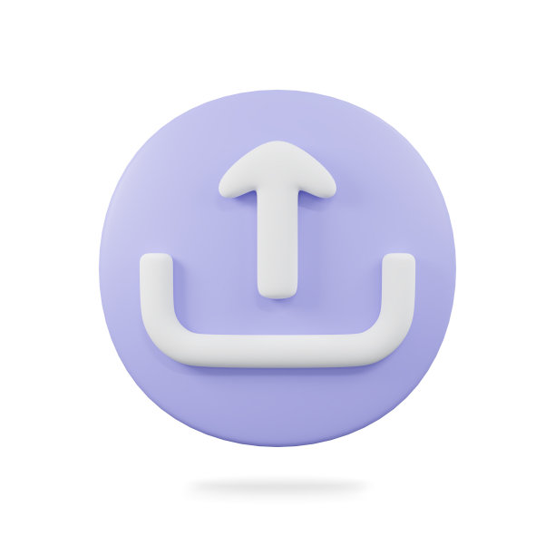 3D符号按钮上传图标，互联网数据系统符号图片下载