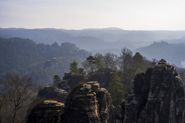 撒克逊瑞士国家公园，德国图片下载