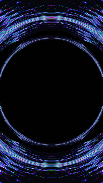 数字框架网络门户霓虹灯圆形耀斑图片下载