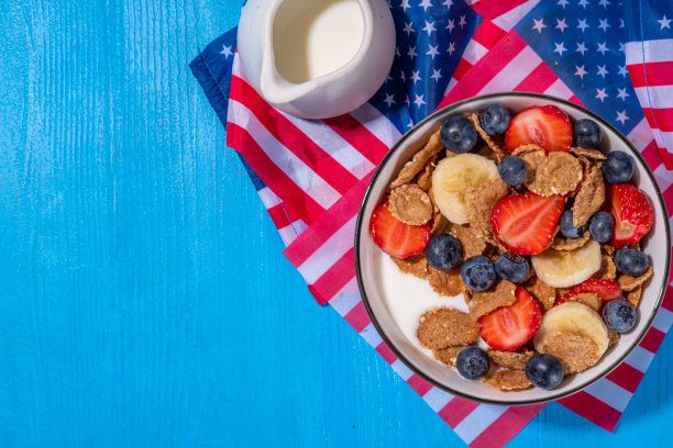 7月4日早餐麦片碗图片下载