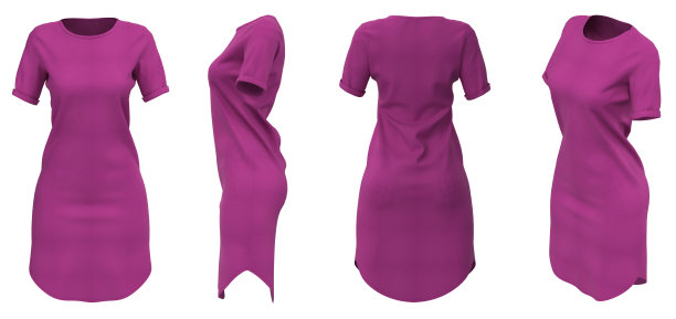 休闲服装。孤立。粉色短裙图片下载