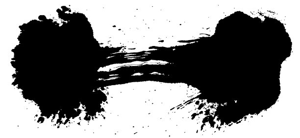 哑铃。健身房传单形象。笔触插图。图片下载