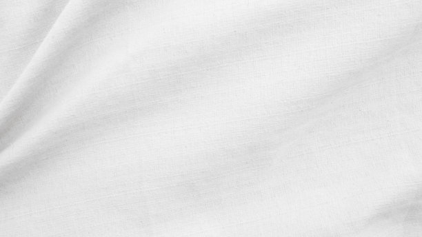 有机织物棉质背景白色亚麻帆布皱巴巴的天然棉质织物天然手工亚麻俯视图背景有机生态纺织品白色织物亚麻质地图片下载