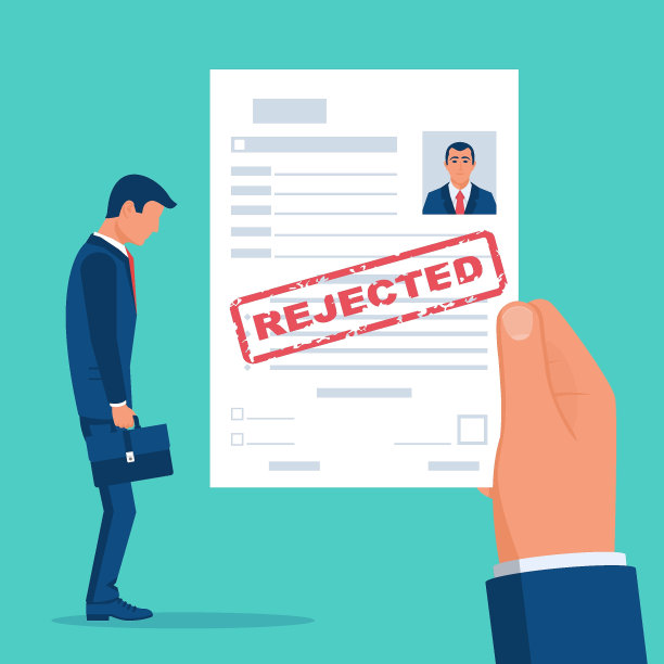拒绝的简历。猎头持有盖章的候选人拒绝工作的文件图片下载