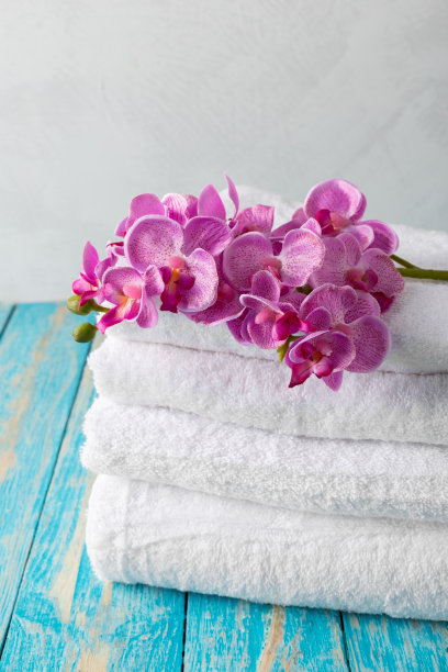 兰花毛巾图片下载