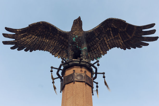 俄罗斯西伯利亚的布里亚特鹰图片下载