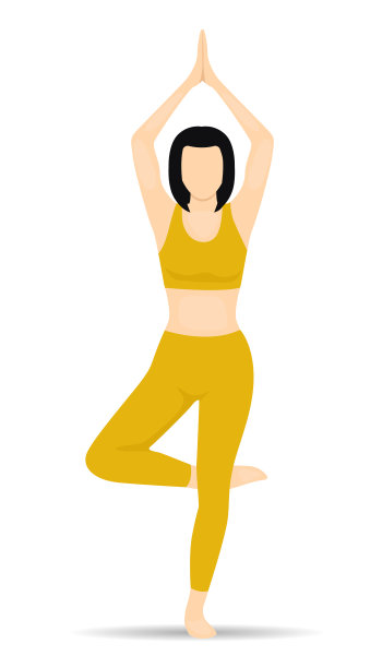 年轻女子练习瑜伽图片下载