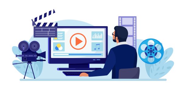 动态设计工作室。自由设计师，动画师，故事讲述者创造动态图形内容。多媒体内容，视频后期制作，素材编辑。电脑动画，特效设计图片下载