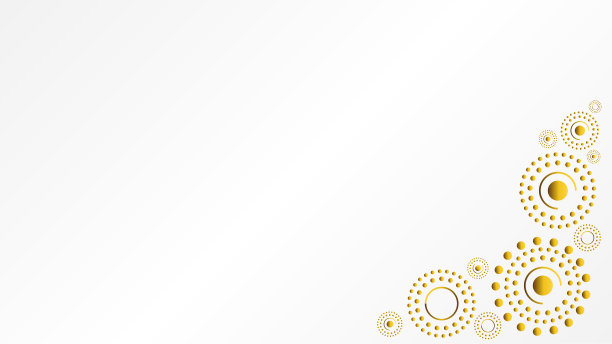 抽象的白色背景与金色元素。图片下载