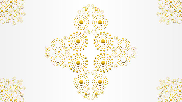 抽象的白色背景与金色元素。图片下载