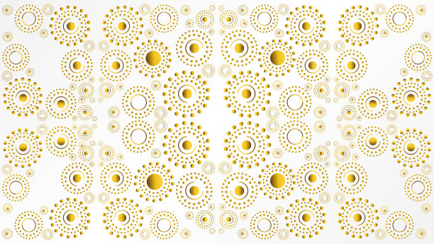 抽象的白色背景与金色元素。图片下载