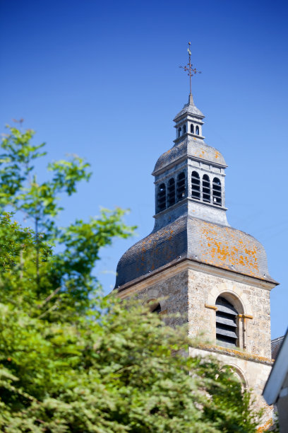 奥特维尔修道院，香槟，收藏着著名酿酒师，本笃会修士多姆·皮埃尔·培里侬的坟墓图片下载