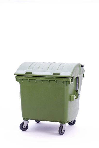 绿色垃圾桶图片下载