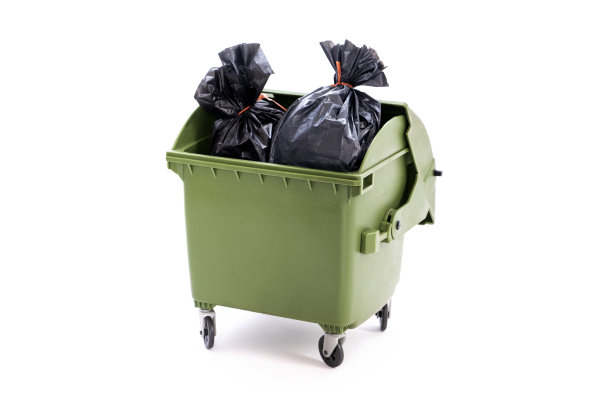 绿色垃圾桶图片下载
