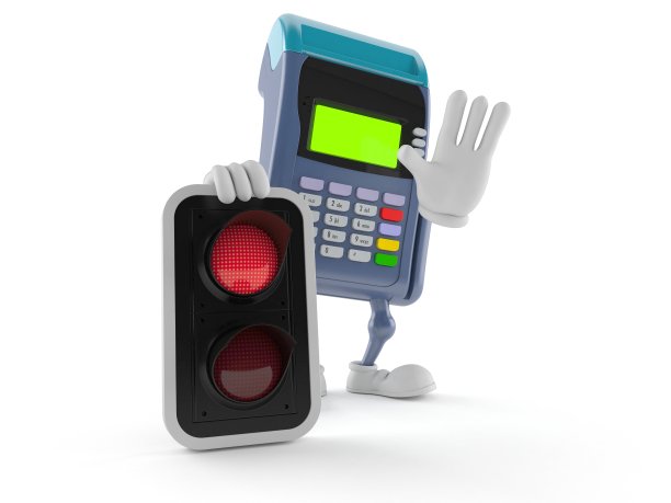信用卡读卡器字符带红灯图片下载