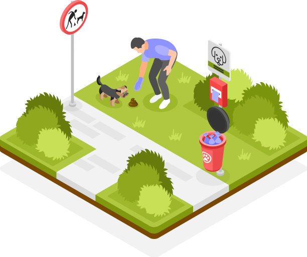 人们清洁后狗的概念图片下载