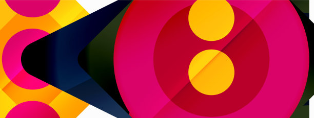 新潮的最小几何抽象背景图片下载