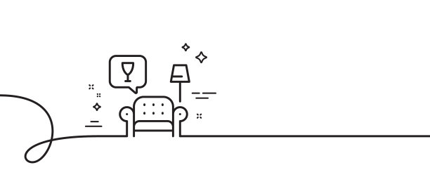 休息室线图标放松场所标志连续图片下载