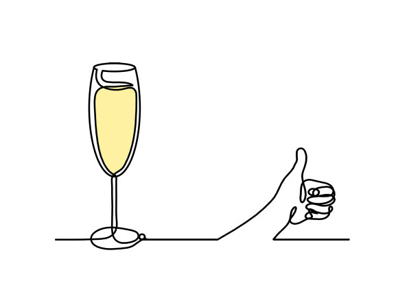 用手在白色的酒杯上画出线条的颜色图片下载