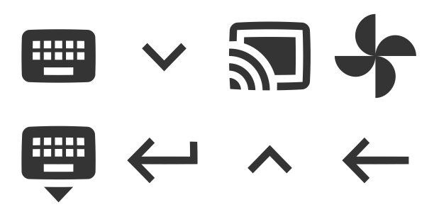 一组8个图标硬件。矢量收集细线Web图标。勾勒出孤立的标志。手机和网页。图片下载