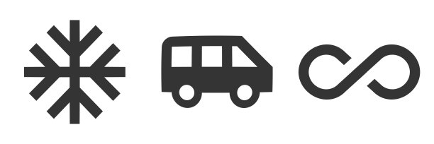 一组3个图标的地方。现代细线图标。设置质量图标。线性图标集。图片下载