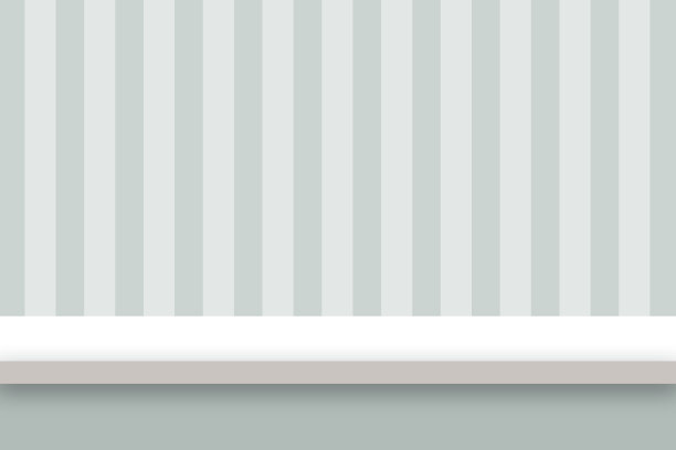 空的灰色木桌或有光影的台面，灰色的墙壁。产品显示模板。图片下载