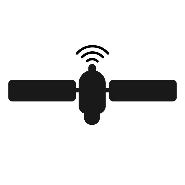 外太空卫星图标矢量图片下载