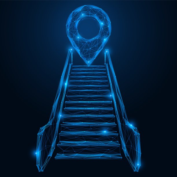 这条路线的终点在楼梯的顶端。图片下载