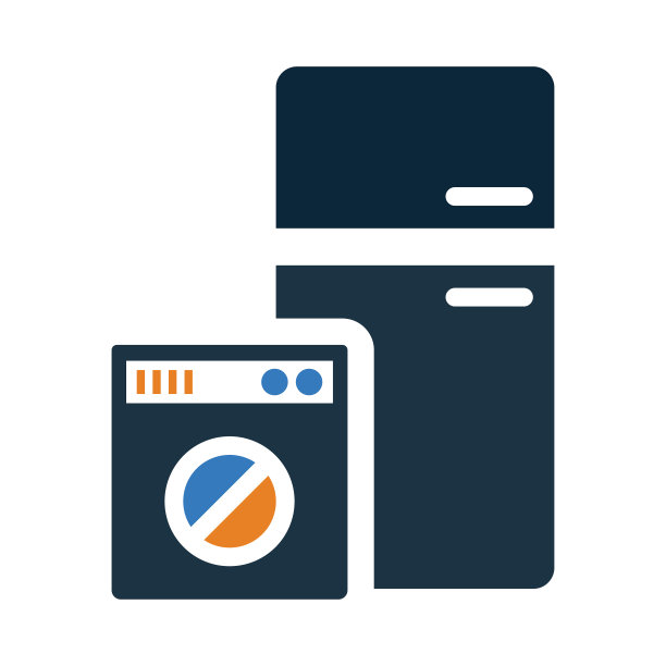 家用电器，冰箱，冰箱，冰柜，电子设备，电子冰箱图标图片下载