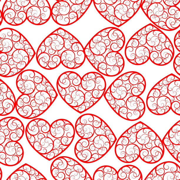 打开情人节爱心。图片下载