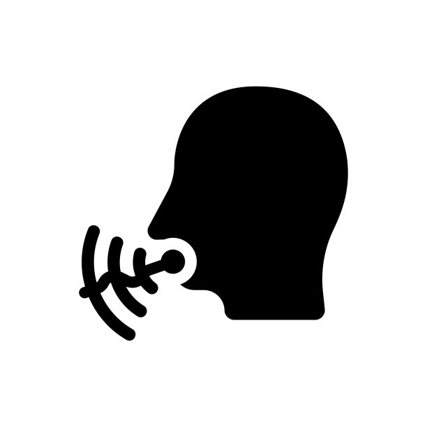 语音扫描图标平面设计或音频波图标图片下载