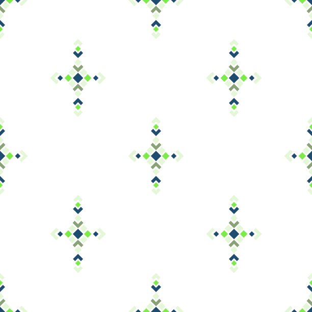 几何民族东方无缝图案传统图片下载