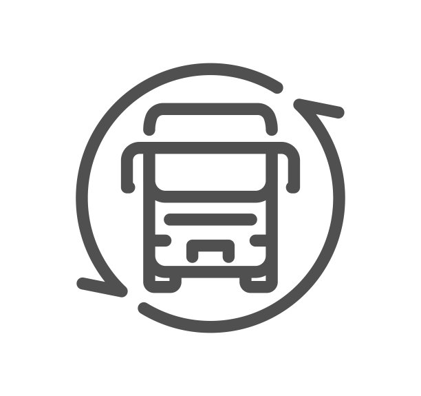 卡车物流相关图标。图片下载