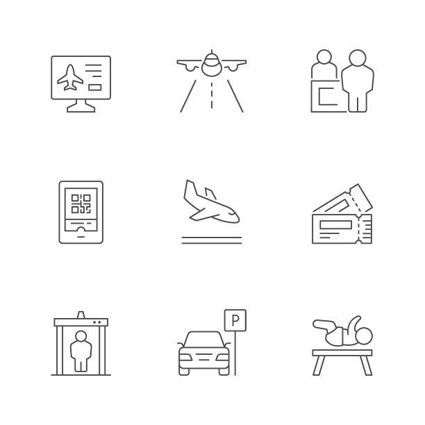 设置机场的线路图标图片下载