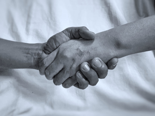 握手。图片下载