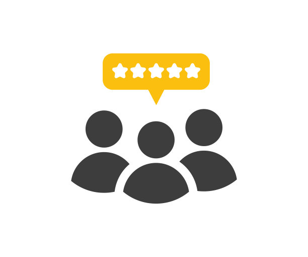 客户评论，反馈图标设计。客户忠诚度或保留图标与星矢量设计和说明。图片下载