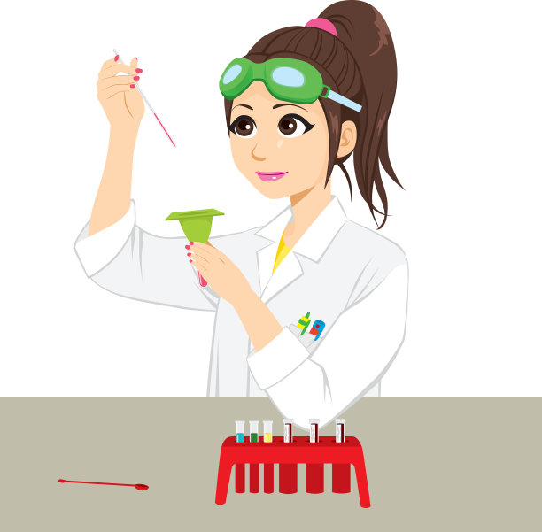 女科学家实验图片下载